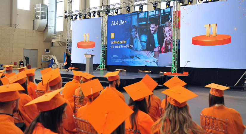 AL4LIFE project  presented at GRADUATION CEREMONY FOR UDG STUDENTS ON 11.11.